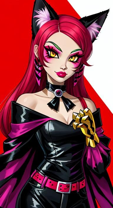 Monster High Red Fox-Ocelot Hybrid Character