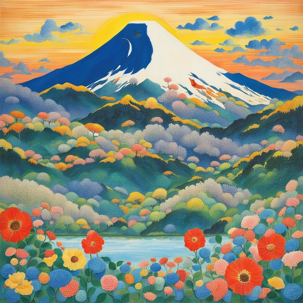 Evocative Figure in Yamada-Inspired Style