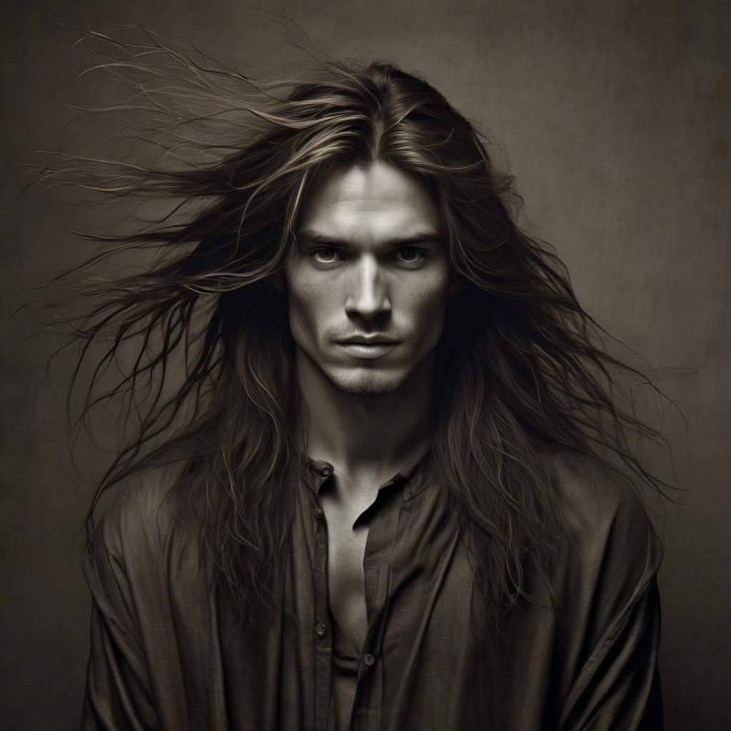 Dramatic Portrait with Chiaroscuro Lighting