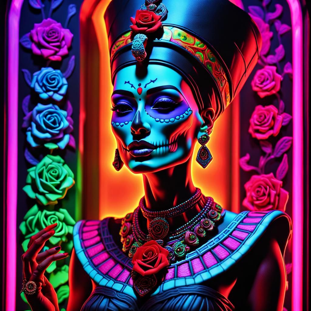 Neon Nefertiti