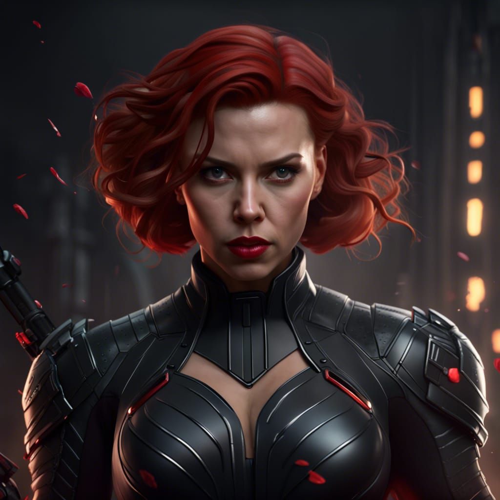 Black Widow: Detailed Fantasy Concept Art