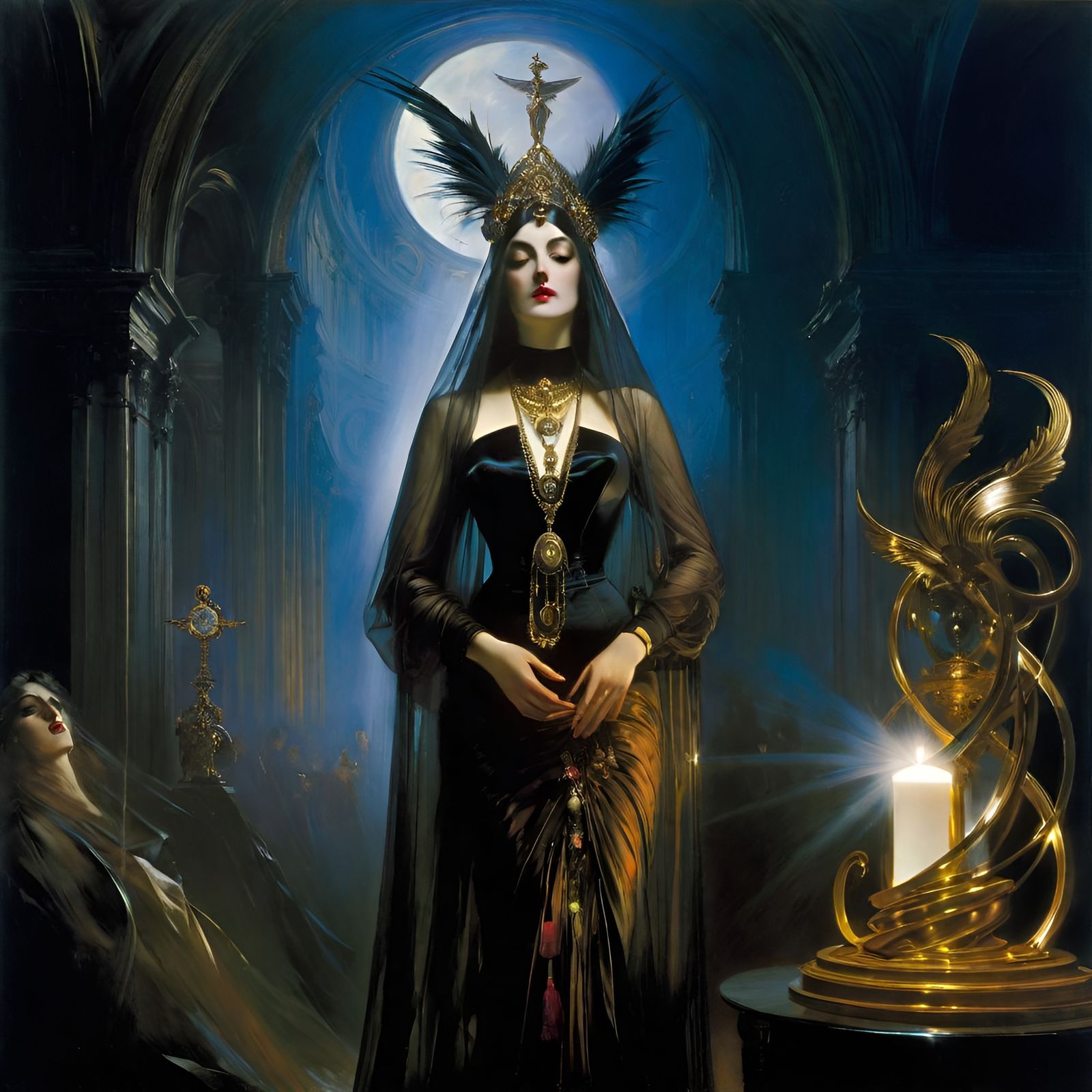 the high priestess