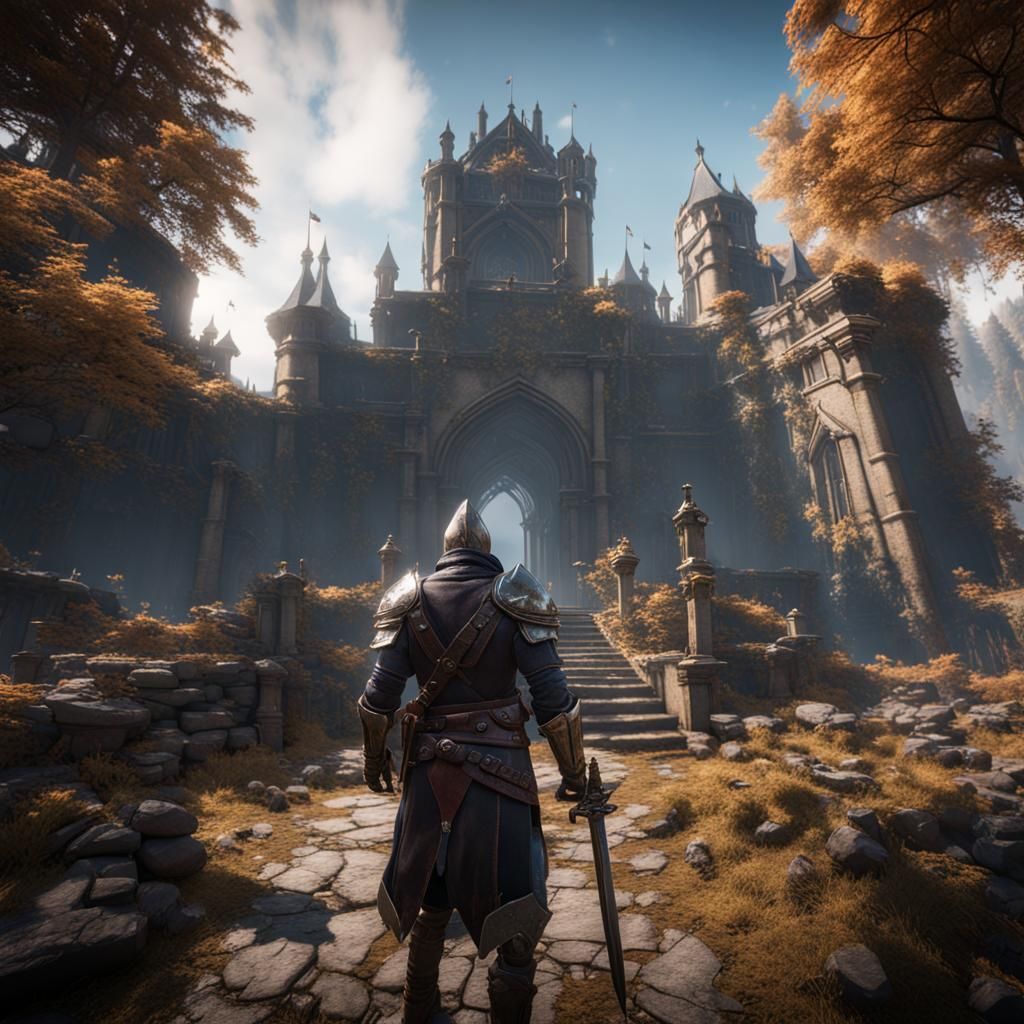 Warden in 3D Cinematic Style