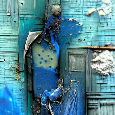 Blue Door to a Blighted Dimension