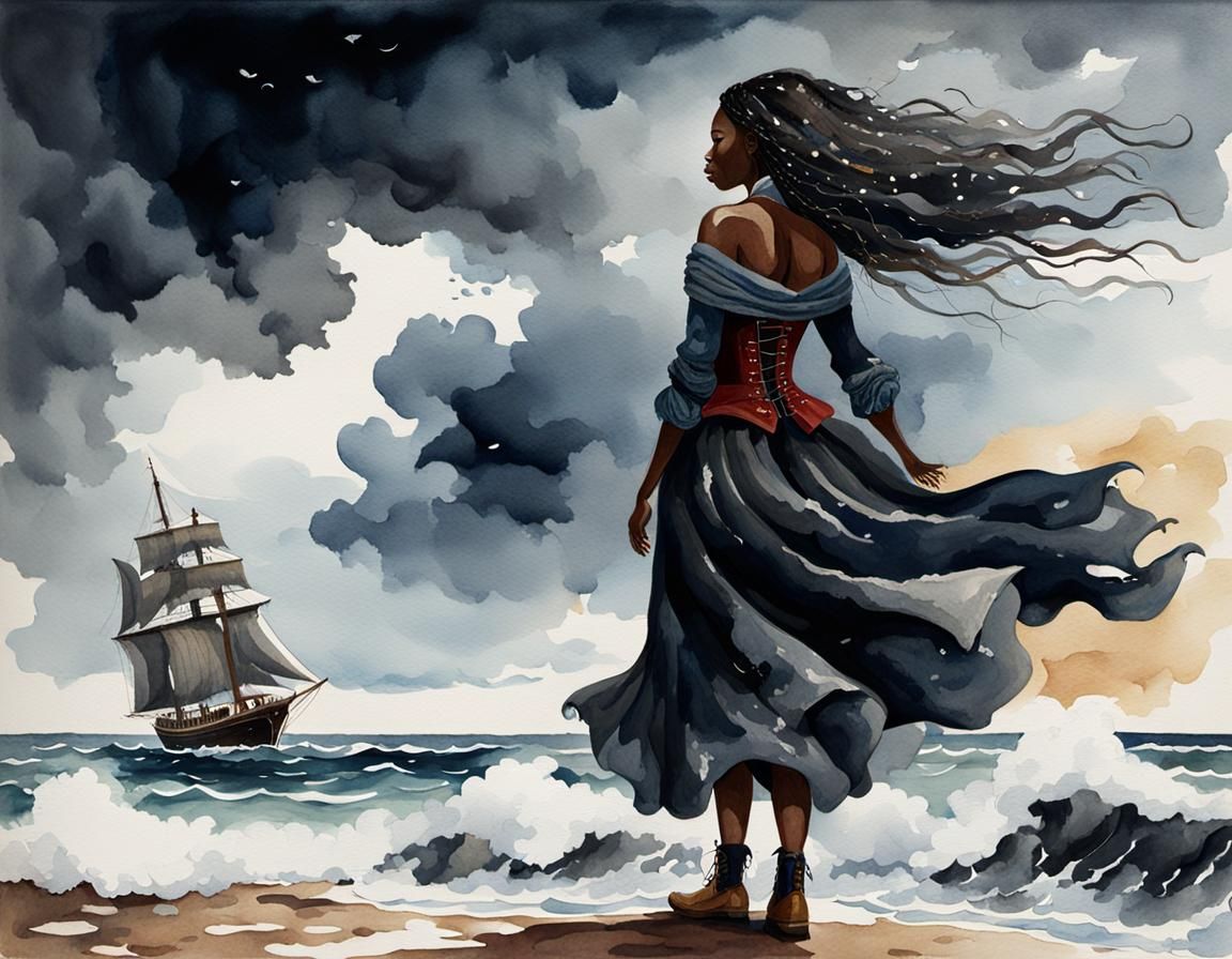 Waiting for her sailor