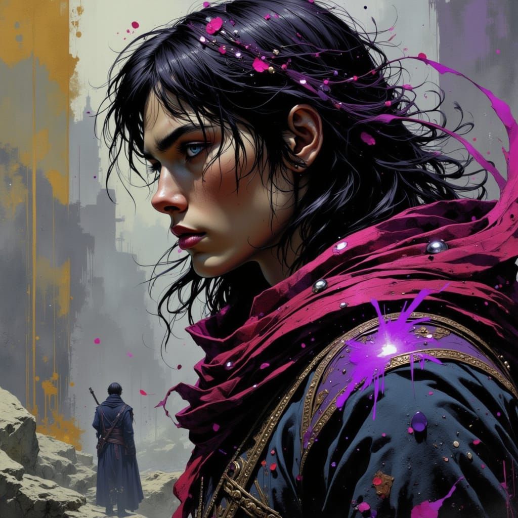 Medieval Conan in Dark Fantasy Style