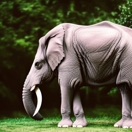 Rhino Elephant Giraffe Octopus Hybrid Creature