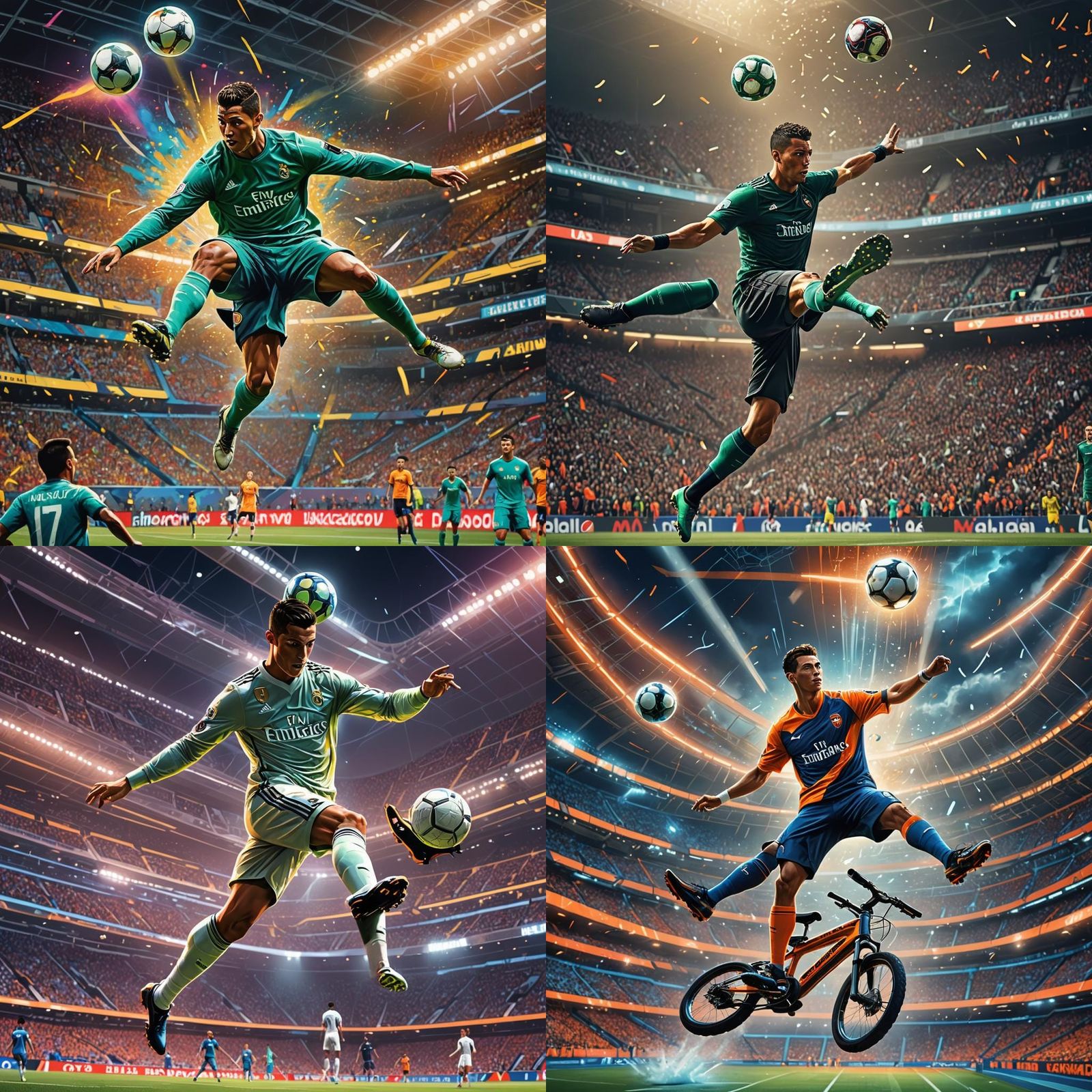 Ronaldo's Bicycle Kick Goal: Detailed Animation