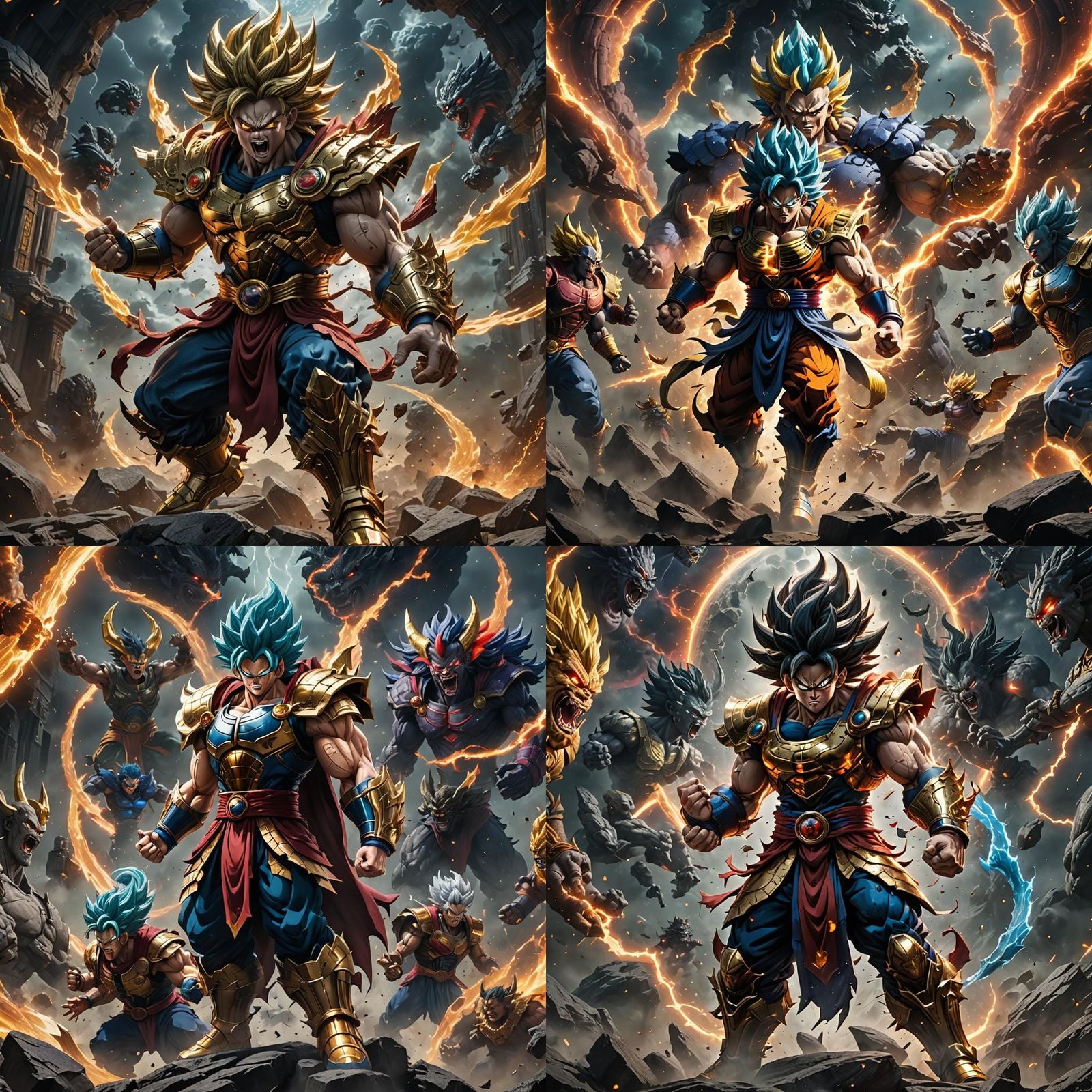 Saiyan Being with Angelic and Demonic Powers