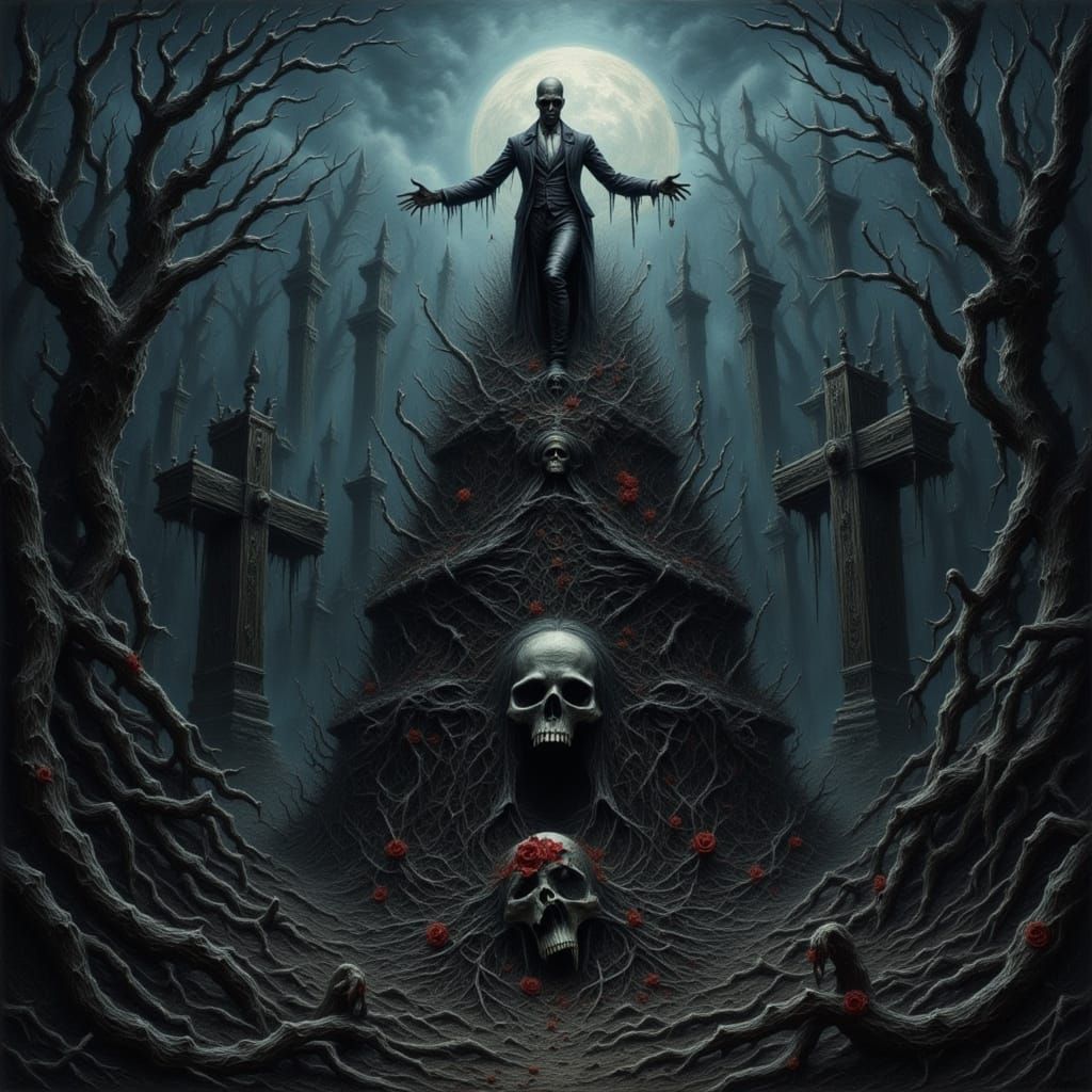 Macabre Graveyard Scene of the Dead Rising