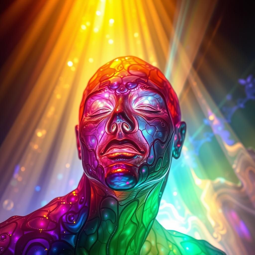 (Heavenly Light Projecting Into Your Soul A Light Sculpture ...