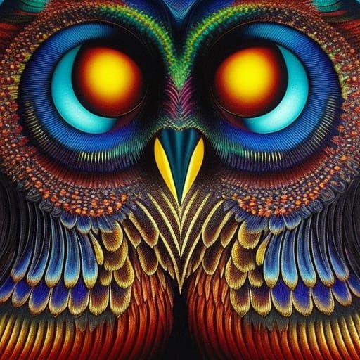 Cosmic Owl Series #53