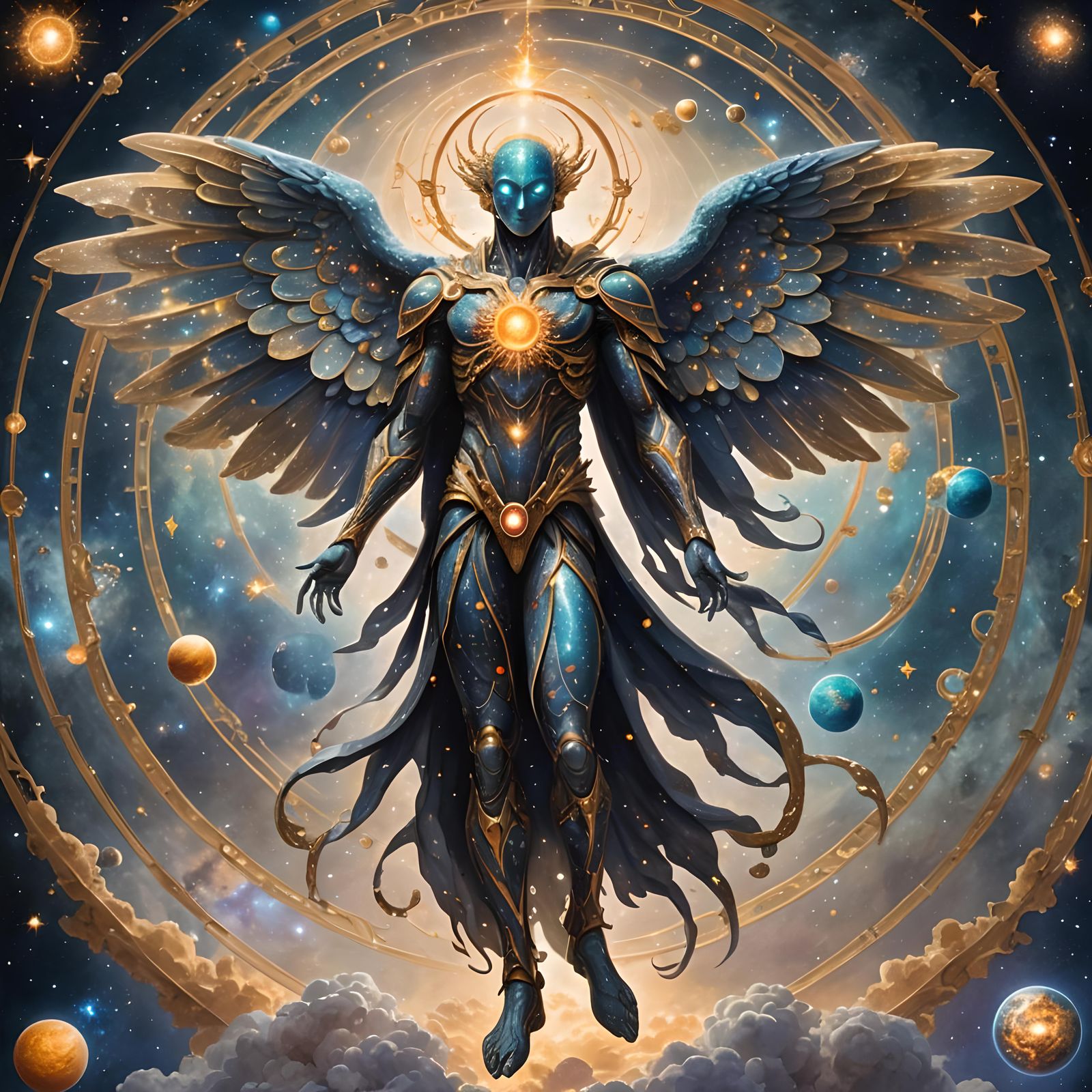 Cosmic Being Made of Stars and Galaxies