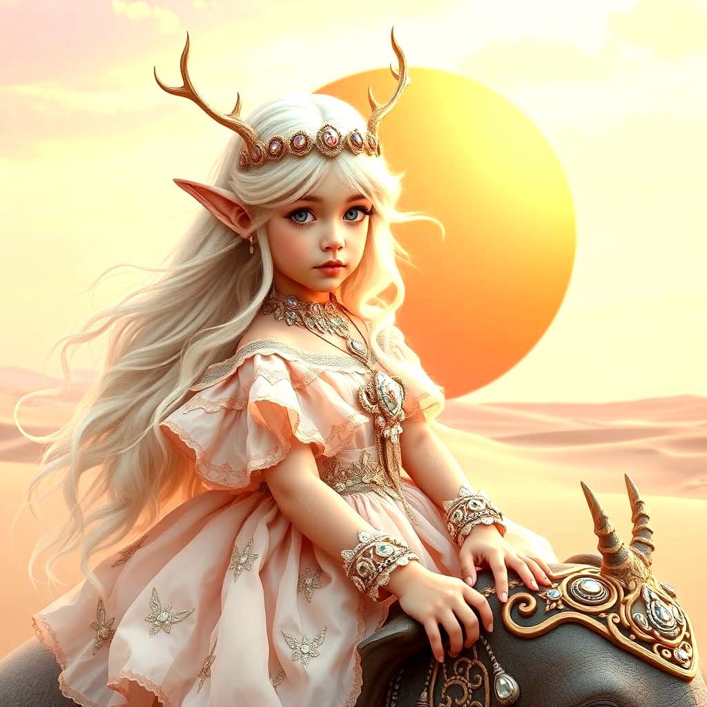 Dressed like a Princess