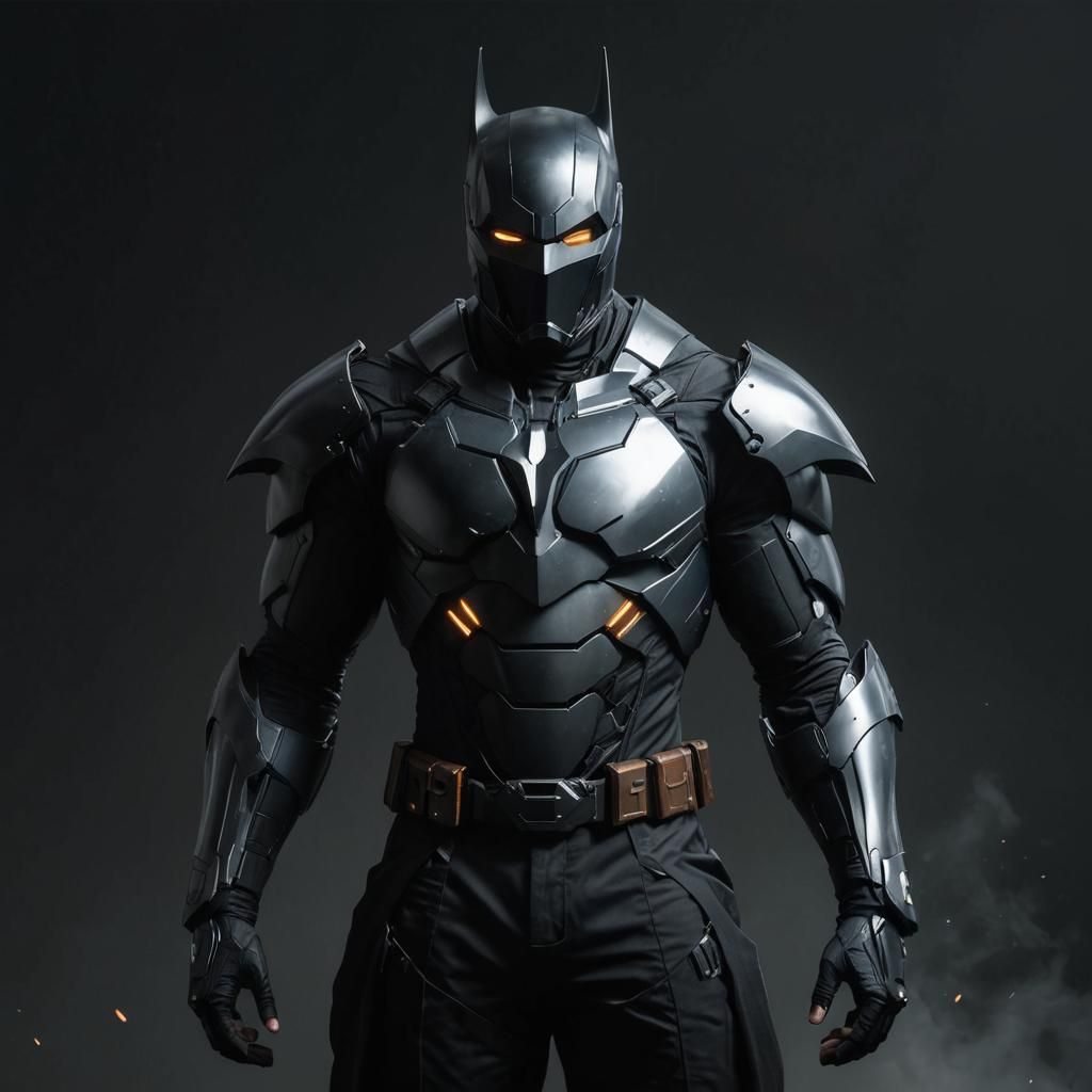 Batwing Armored Portrait in Hyperdetailed Digital Art Style