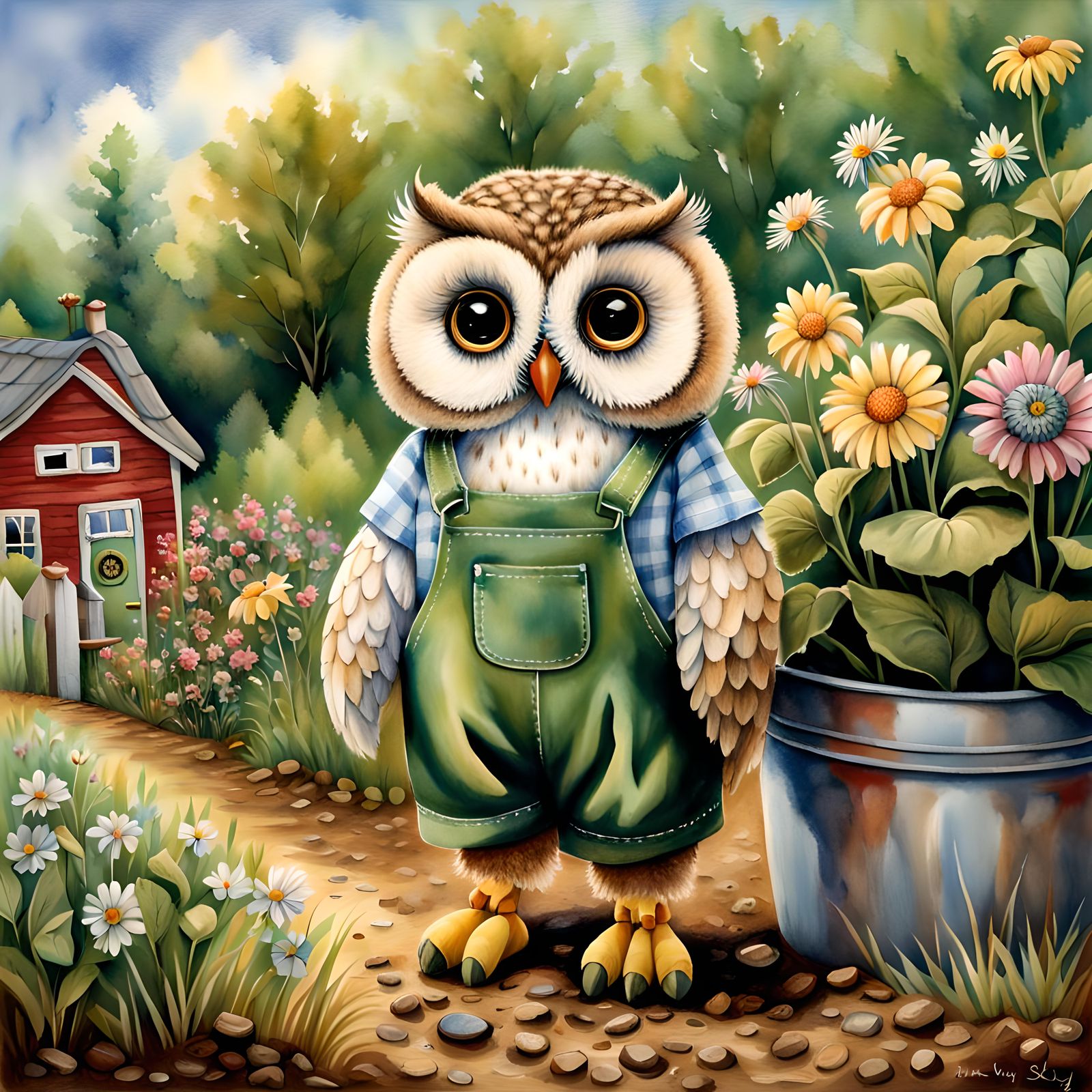 The Stuffed Owl Gardner