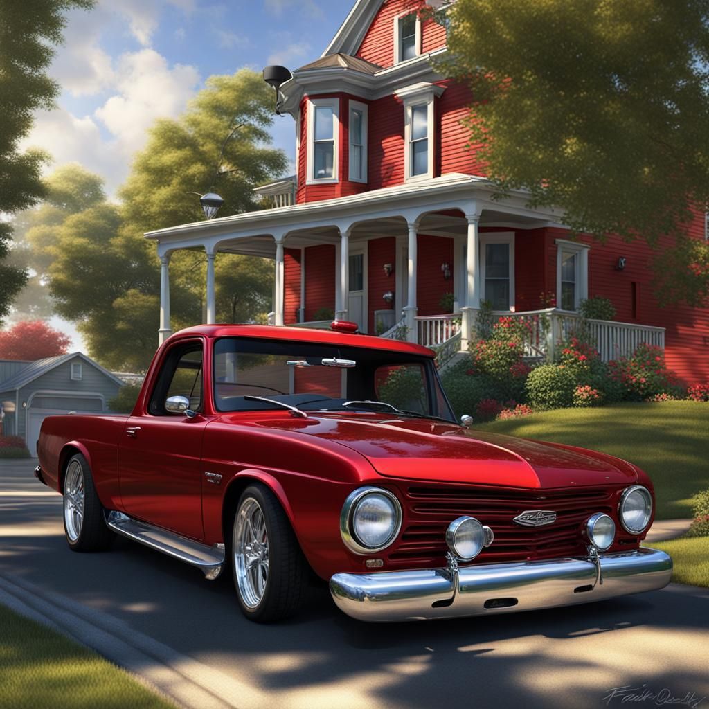 Sunday Morning Cruise: S15 Trucks in Matte Painting Style