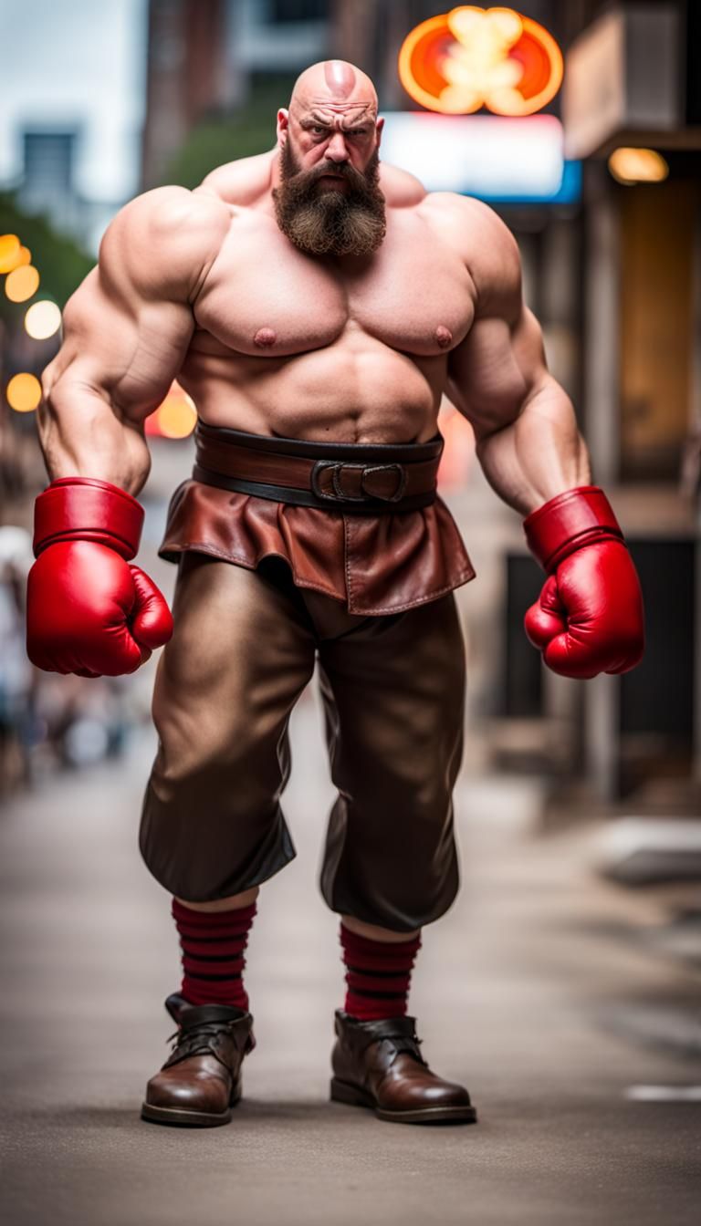 Paul Wight Big Show as Zangief Street Fighter