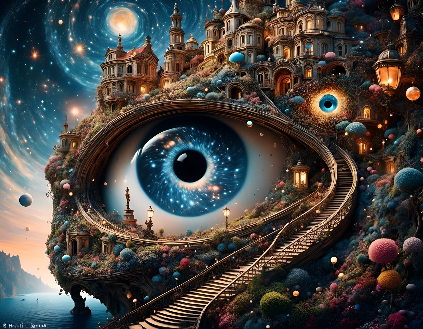 Surreal Close-Up Mystery Eye