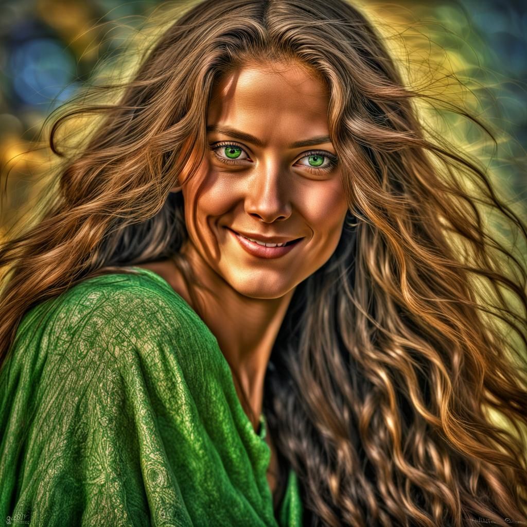 Radiant Freesoul: A Hyperrealistic Portrait of Independence