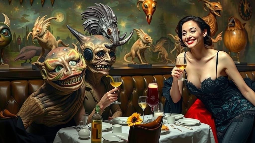 Ruthlessly Crazy (dangerous sometimes) oh - when they're (drunk as now) Loud Too - Bistro will intervene...