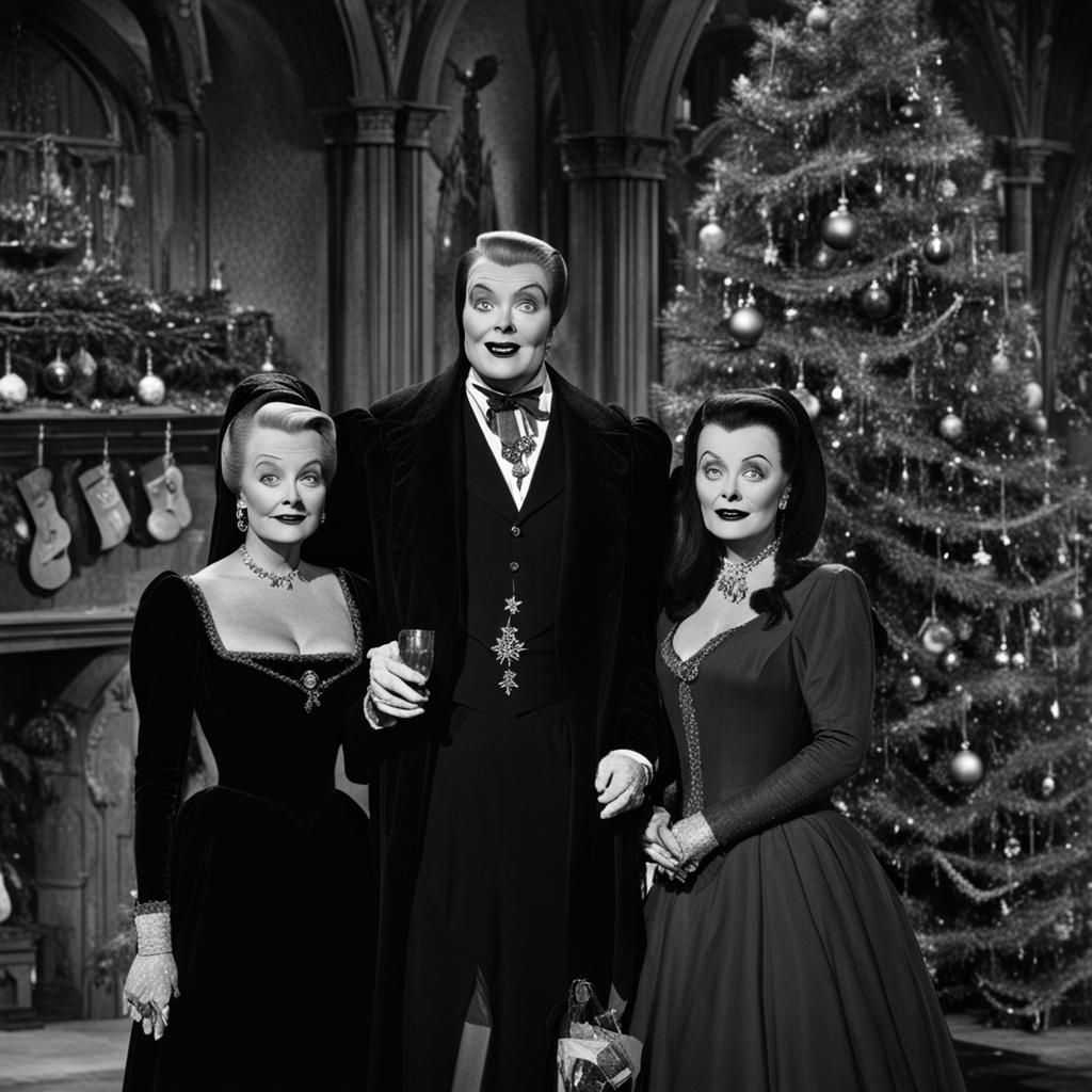 The Munsters Celebrate a Gothic Christmas