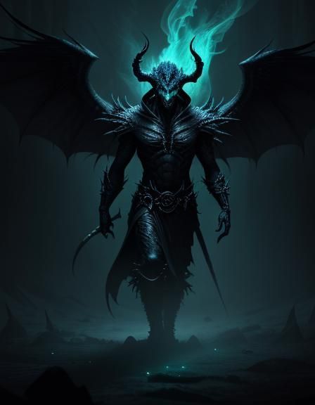Beelzebub in Dark Fantasy Art Style