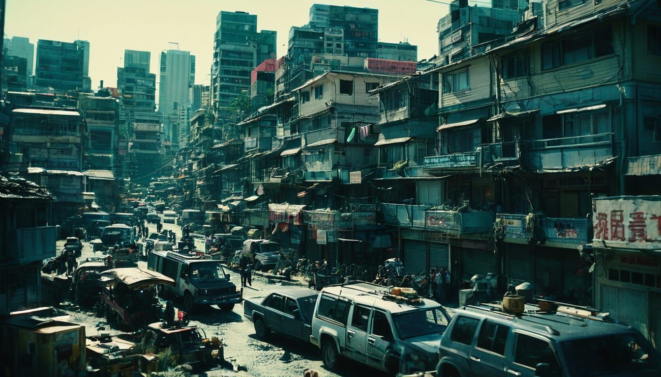 Abandoned Metropolis in Cinematic Glory