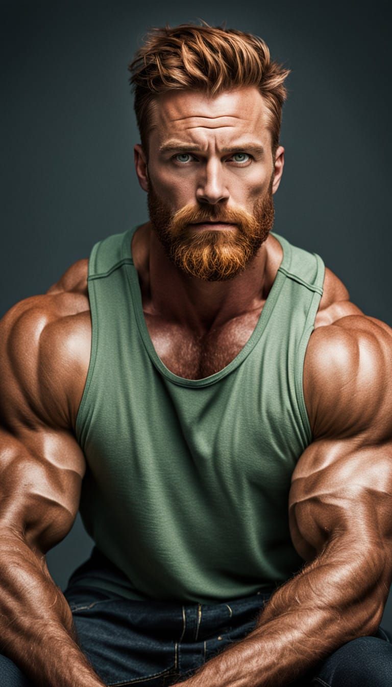 Ruggedly Handsome Bodybuilder
