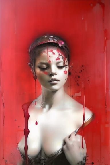 Clockpunk Bonsai Village in Crystal Glass