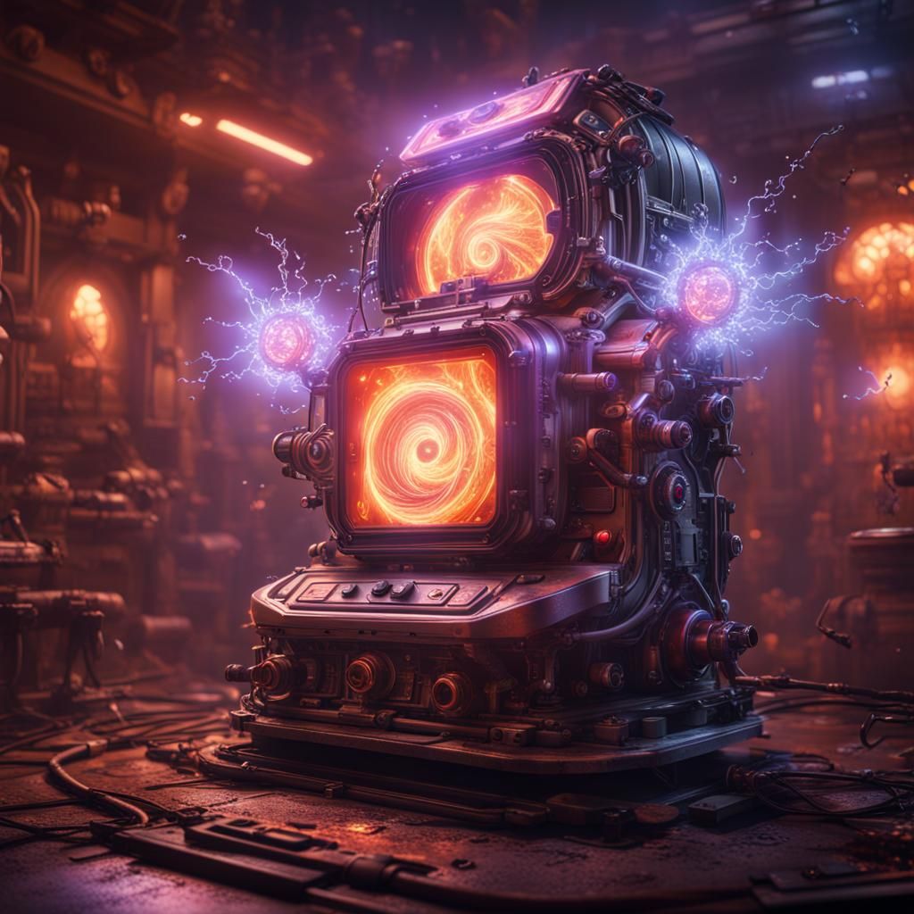 Orgasmotron 3000 Matte Painting in Unreal Engine