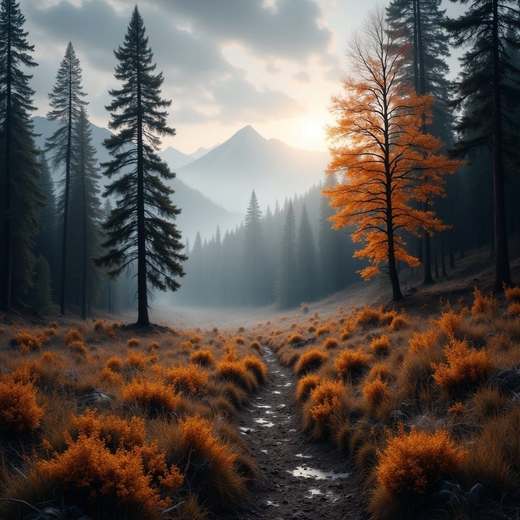 Contrasting Landscapes: Gothic Beauty in Barren and Vibrant ...