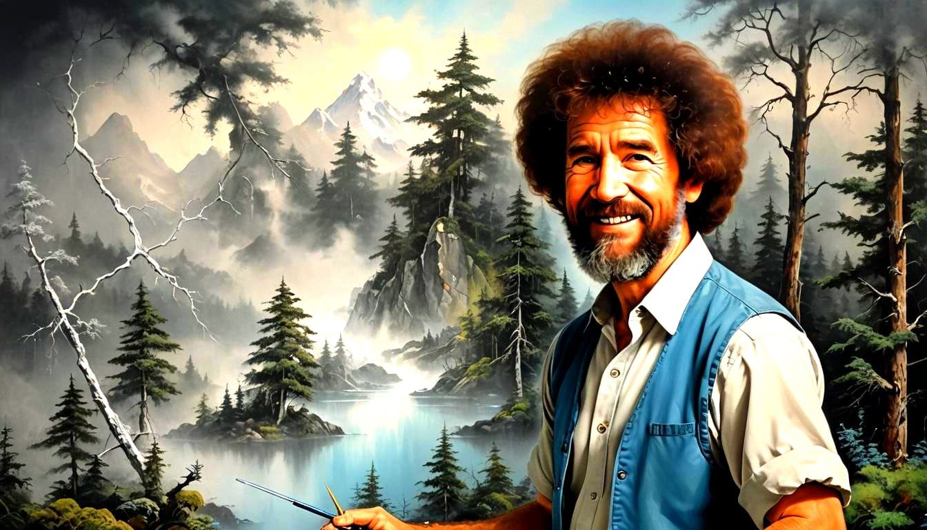 Quantum Equilibrium Scintillating Bob Ross