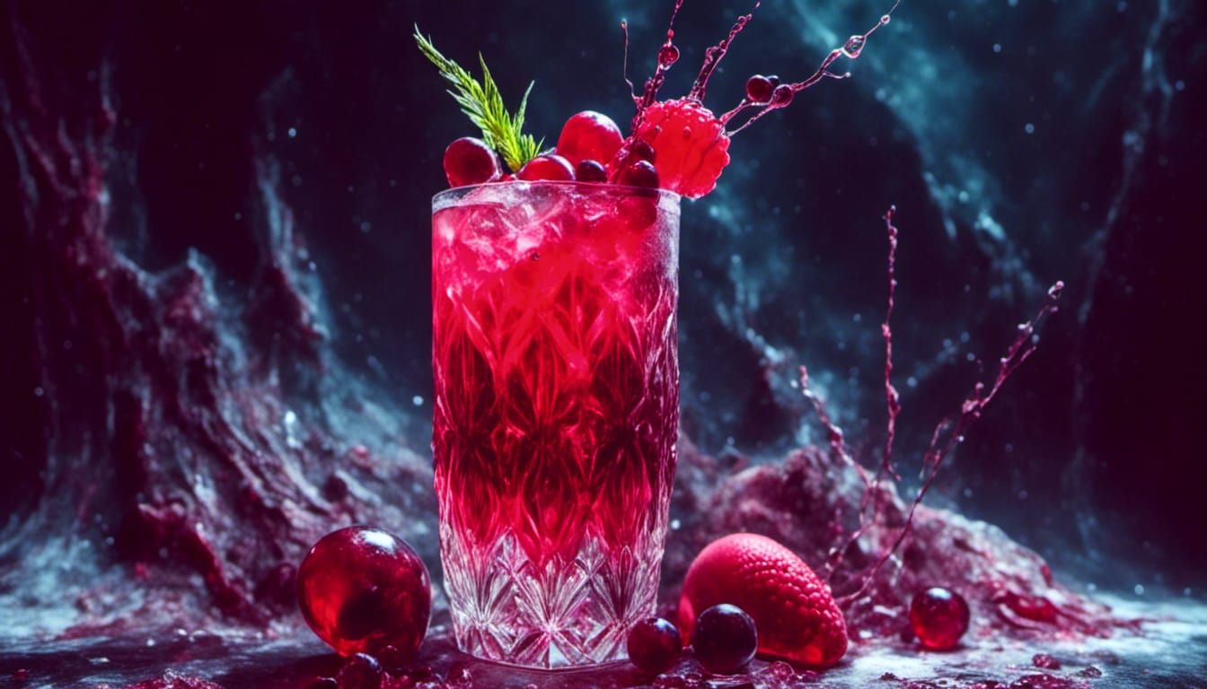 Lovecraftian Cocktail in Macabre Style