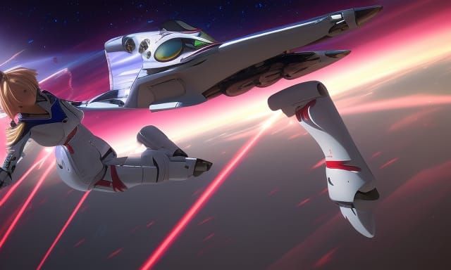 Robotech Anime Characters in Sci-Fi Setting