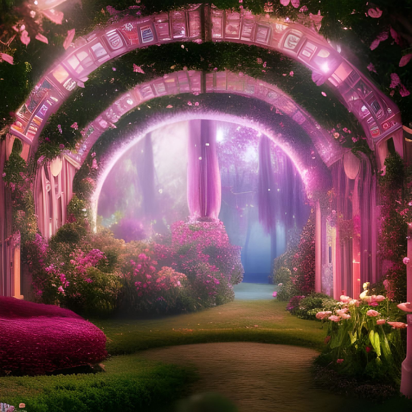 The rose garden