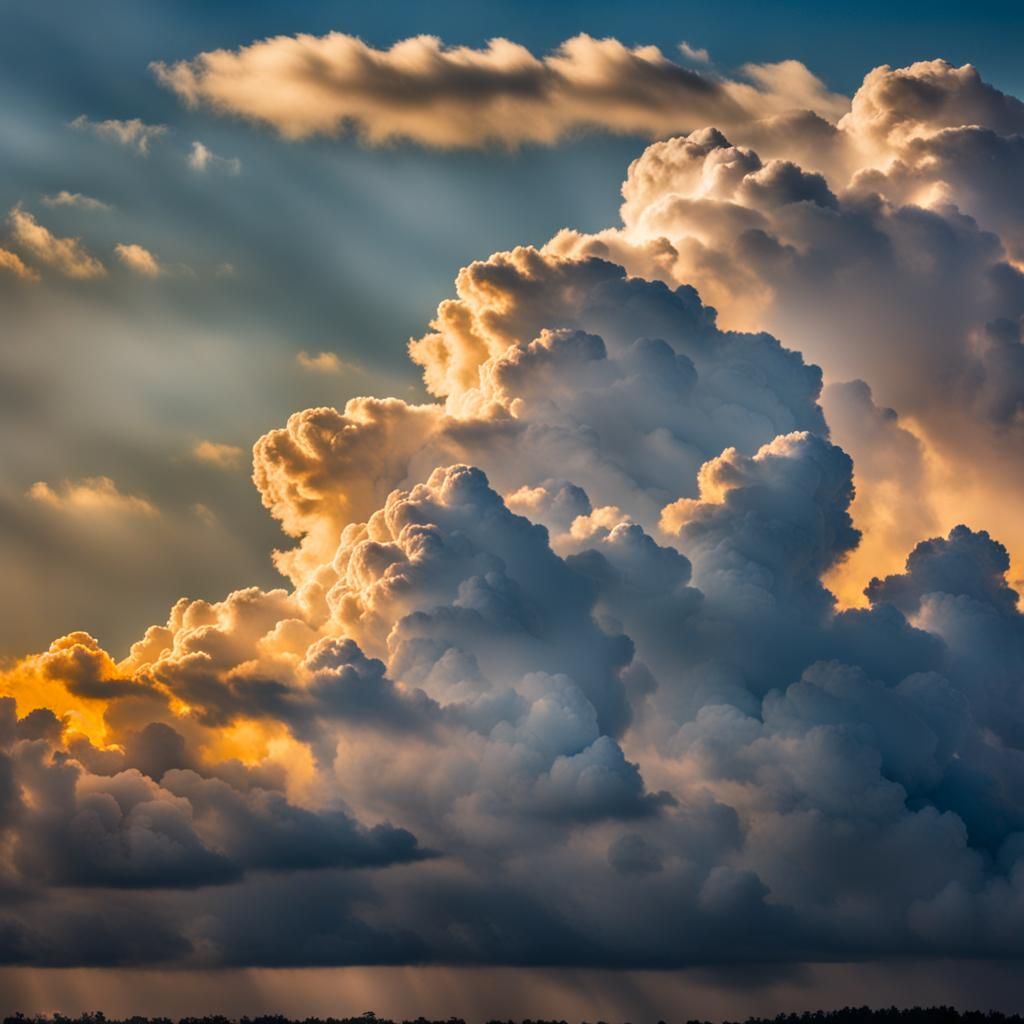Ethereal Clouds in Natural Light: Bokeh Photography