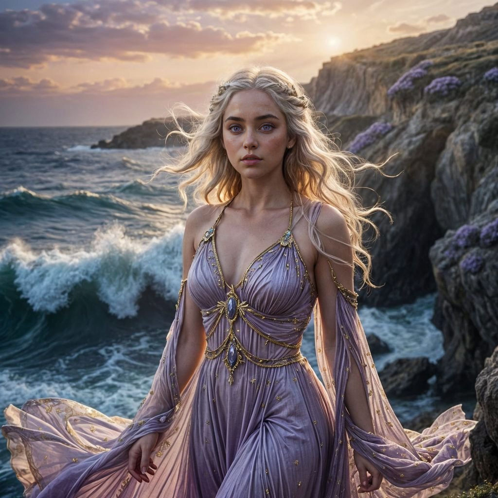 Young Daenerys Targaryen in Essos