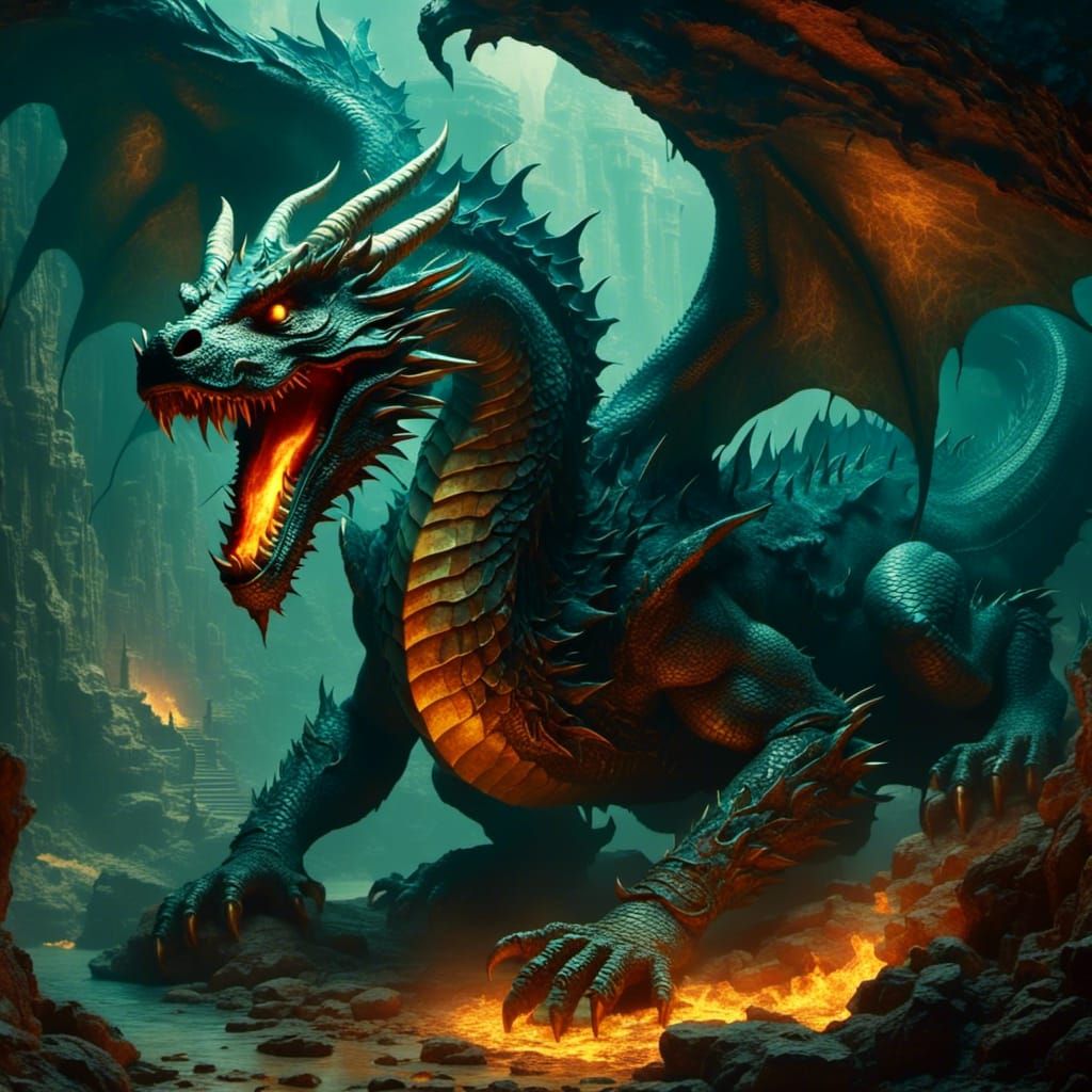 Dragon Emerges from the Abyss