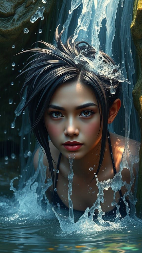 Shimmering Cascade Goddess