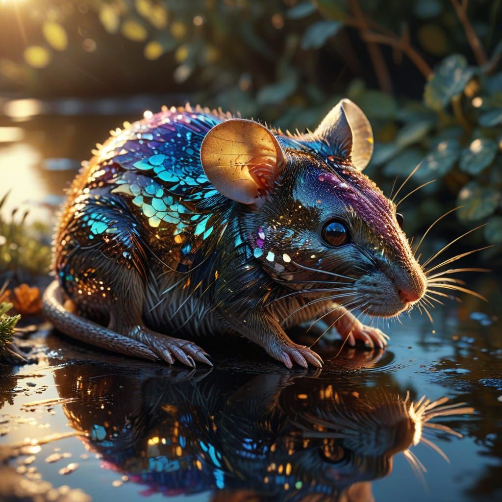 Glimmering Wildlife Masterpiece