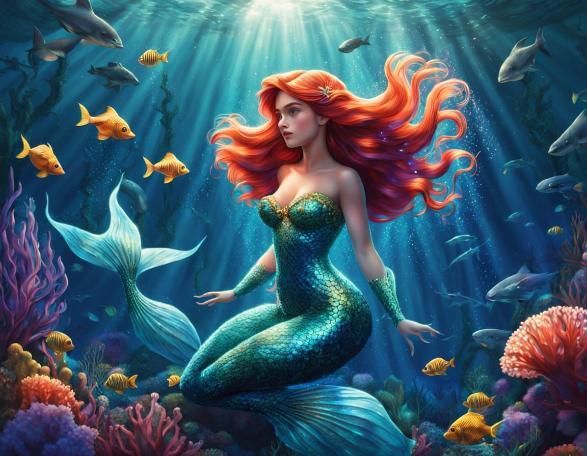 Epic Underwater World in Vibrant, Cinematic Style