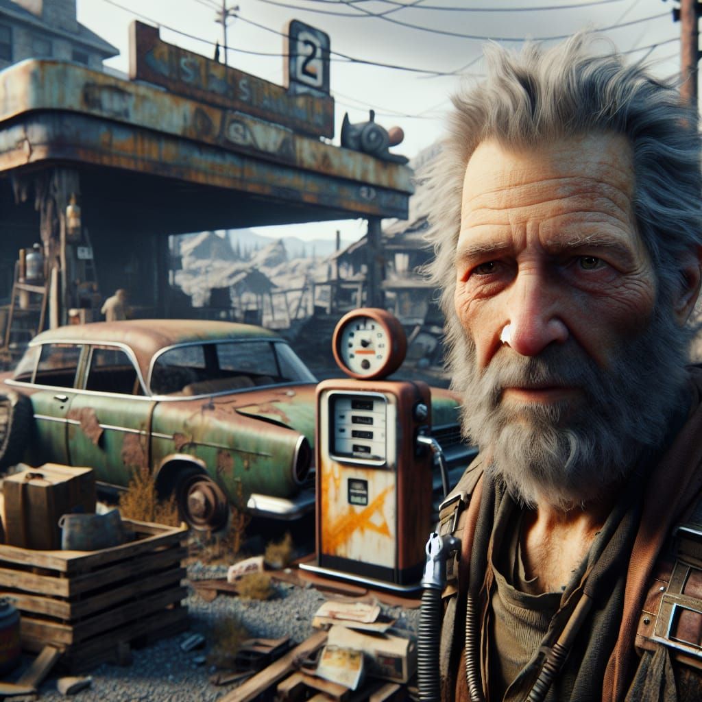 Eugene, grumpy old post-apocalyptic haggler