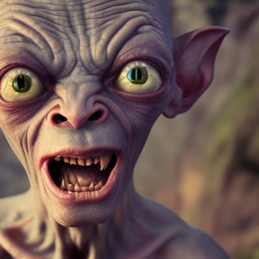 Gollum: 3D Game Cinematic Render