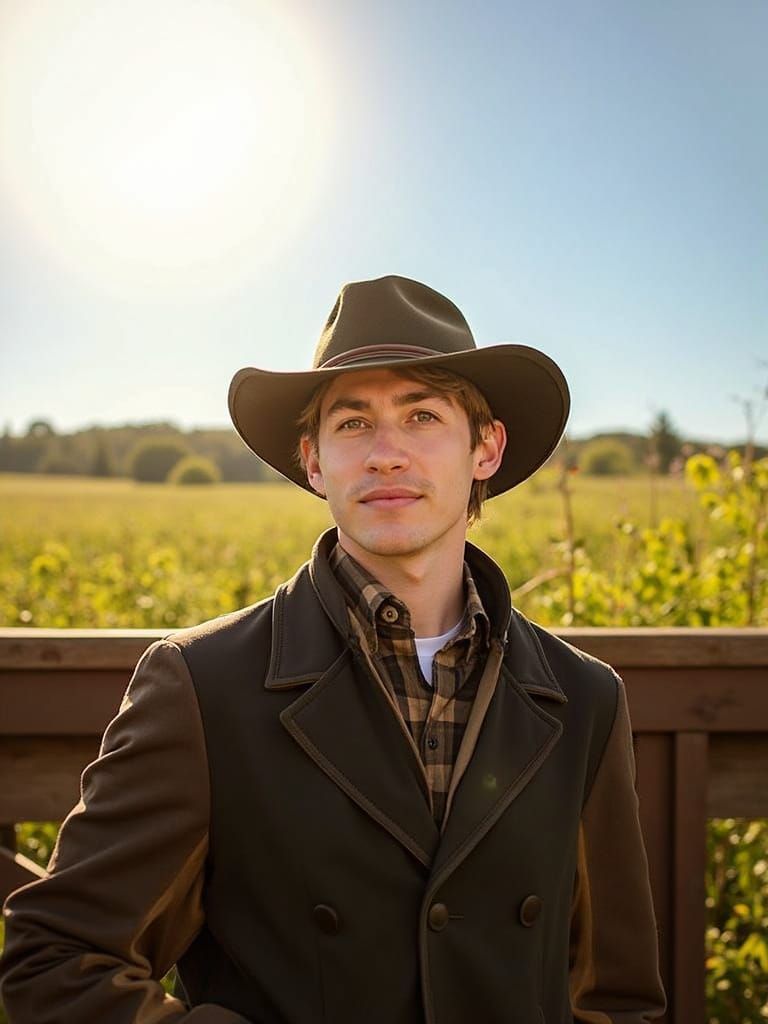 Beautiful Sun Setting at Dusk Sky