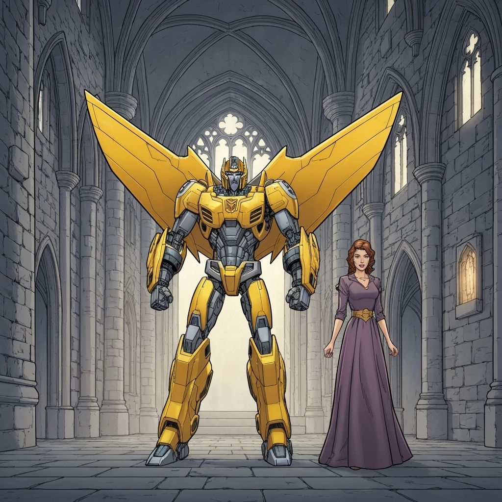 Sunstorm and Princess Sara in Scottish Castle