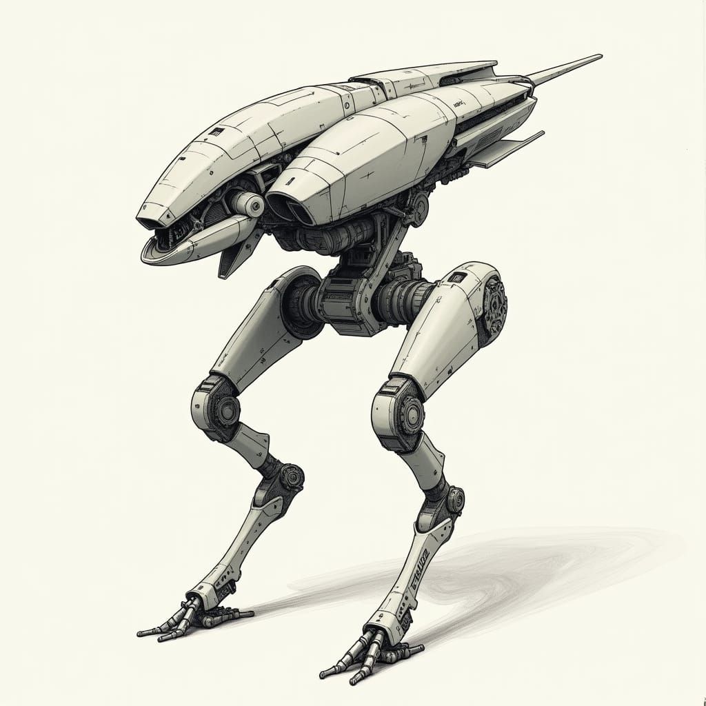 Aerodynamic Mech Technical Readout with Cutaways