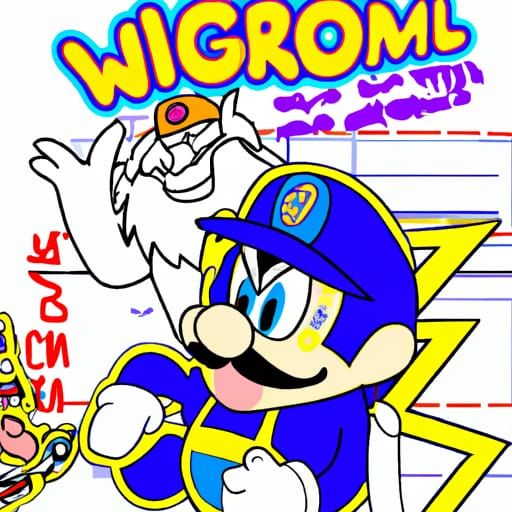 Wario and Sonic Team Up at SEGA: Line Sticker