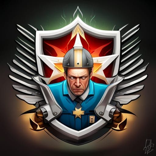 Medieval Army Medic Coat of Arms: Detailed Concept Art