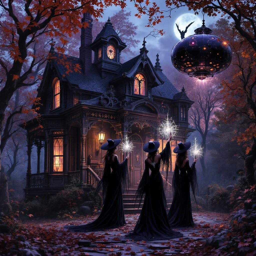 'hold your Wands aloft, girls!'